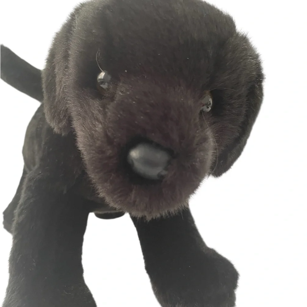 Charming Black Plush Dog Toy